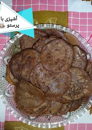 عکسی از دستور پنکیک کاکائویی بدون شیر