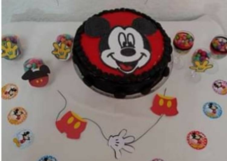 Torta Mickey Receta De Silvia622 Cookpad