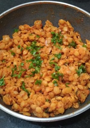 A picture of Tur Dal Usal (Sabji).