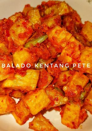 Foto resep Balado Kentang Pete