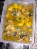 Sweet potatoe in Cat fish pepper soup