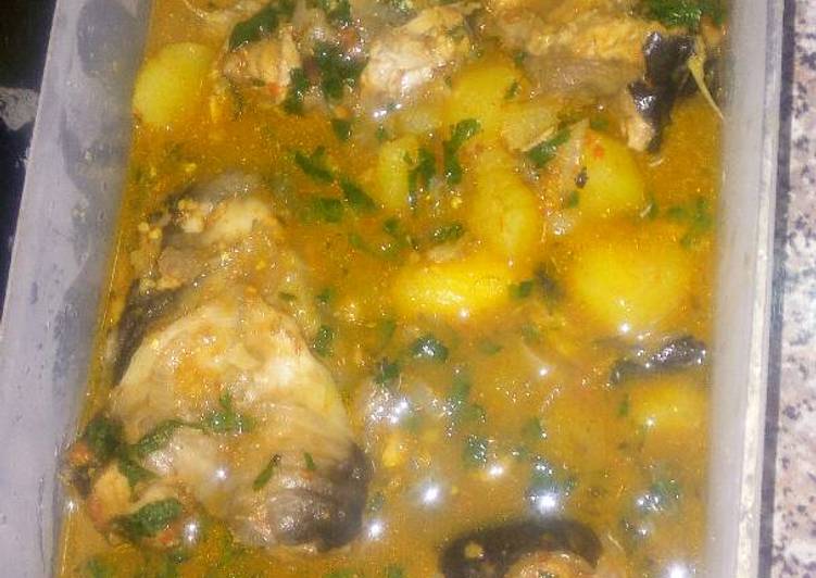 Recipe of Favorite Sweet potatoe in Cat fish pepper soup