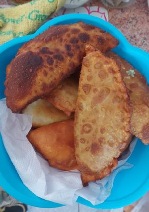 Una foto de Empanada de espinaca a la crema, queso y choclo