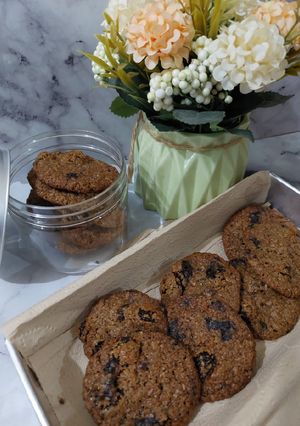 Foto resep Raisin wheat choco cookies