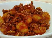 Una foto di gnocchi senza glutine