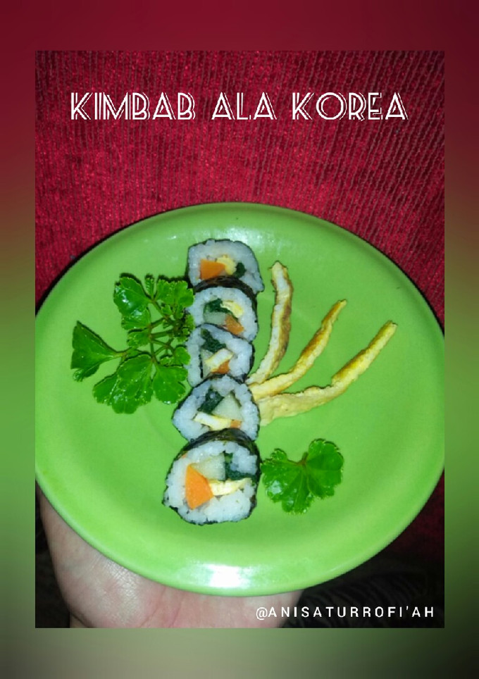 Foto resep Kuliner Khas Korea~Kimbab Ala Korea