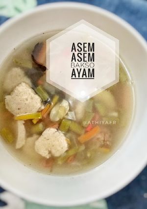 Foto resep Asem Asem Bakso Ayam