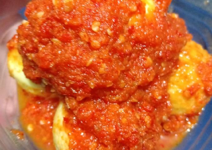 Anti Ribet, Buat #1. Telor balado simple Ekonomis Untuk Jualan