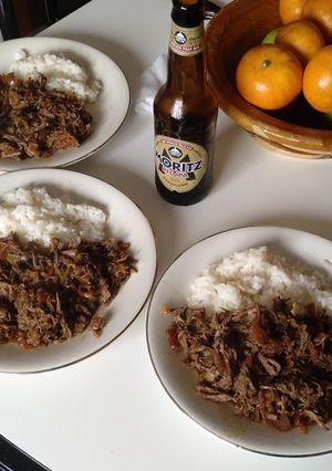 A picture of Cuban Ropa Vieja [CrockPot].
