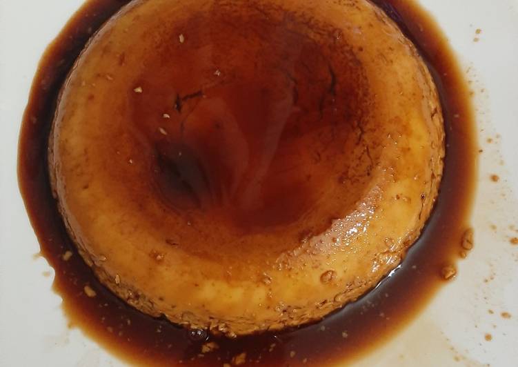 Flan de huevo microondas