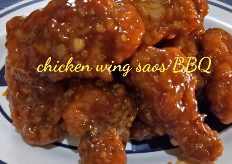 Resep Chicken Wing Saos Bbq Yang Lezat