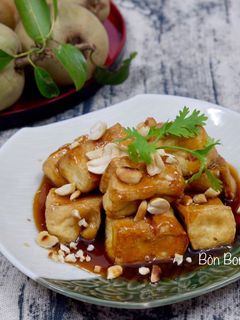 Hình của món Đậu Hũ Sốt Me (Món Chay).