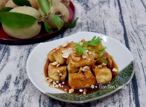 Hình của món Đậu Hũ Sốt Me (Món Chay).