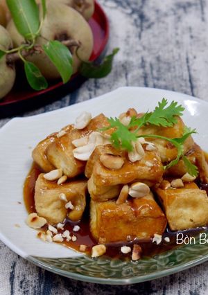 Hình của món Đậu Hũ Sốt Me (Món Chay).