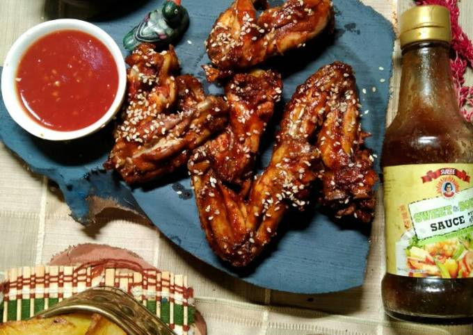 Sweet and sour Chicken Wings