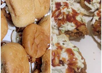 Easiest Way to Recipe Appetizing Zinger burger cookpadramadan