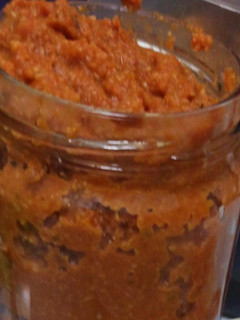 Una foto de Sobrasada vegana