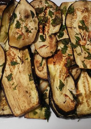 Una foto de Berenjenas grilladas en olla Essen