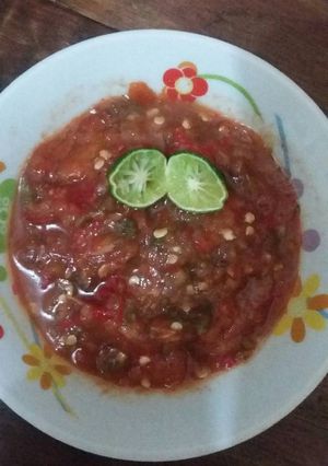 Foto resep Sambal terasi tomat