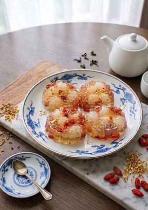 Foto resep Osmanthus Jelly 🥮