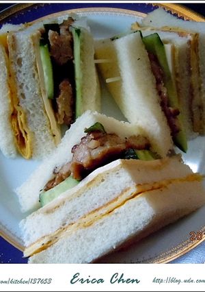 簡單三明治~~超美味 的食譜成品照片