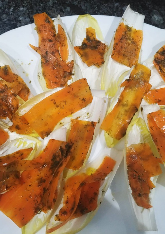 Una foto de Salmón vegano ahumado
