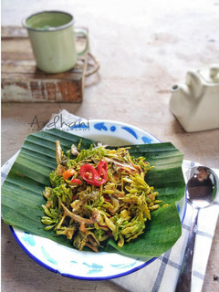 Foto resep Tumis Bunga Pepaya Teri #pr_wantuteri