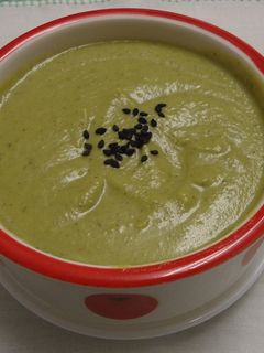 Una foto de Crema de brócoli
