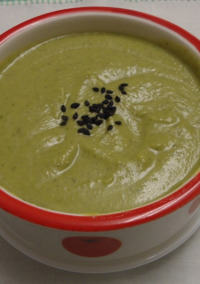 Una foto de Crema de brócoli