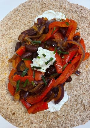 Une photo de Tacos végétarien