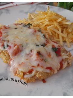 Una foto de Milanesa de ternera a la napolitana