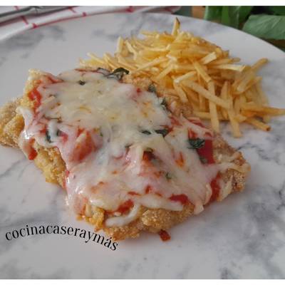 Milanesa de ternera a la napolitana Receta de .R. (MªElena)- Cookpad