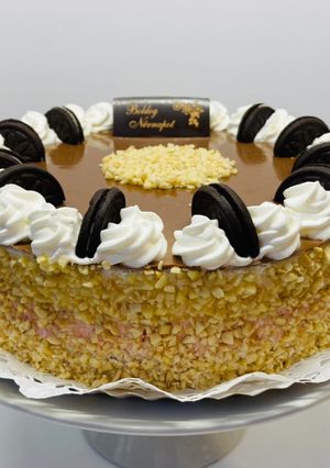 Málna-vanília torta cukormentesen recept fotója