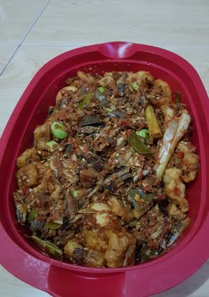 Foto resep Tongkol suwir+telor+krecek+pete