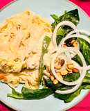 Fetuccinnis al huevo con salchicha huachana