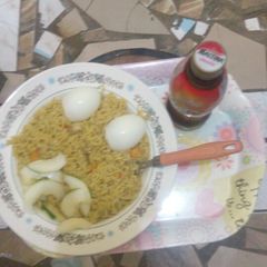 Indomie n boiled egg A picture of Indomie n boiled egg.