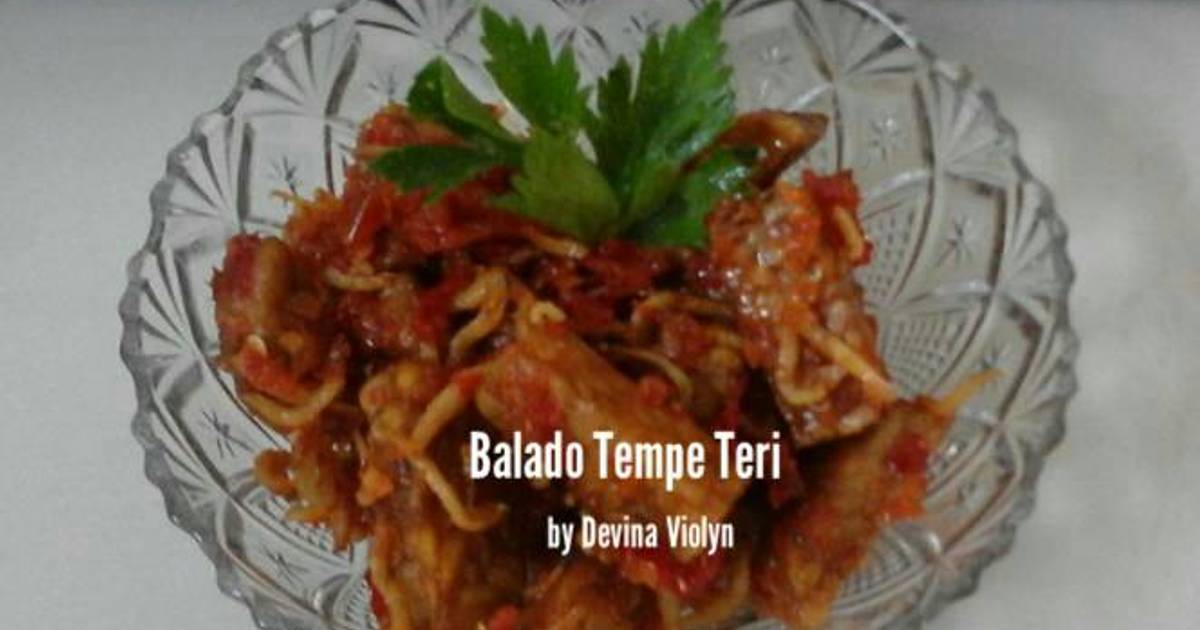  Resep  Balado  Tempe  Teri  oleh Devina Violyn Cookpad