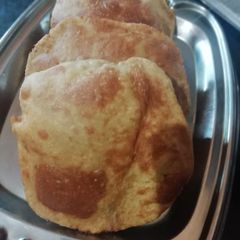 A picture of Sattu puri.