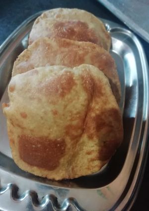 A picture of Sattu puri.