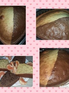 صورة لوصفة كيكة شكولا وفانيلا ترضي الطرفين🍰