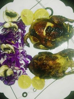عکسی از دستور بلدرچین شکم پر