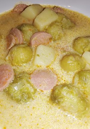 Kelbimbóleves recept fotója