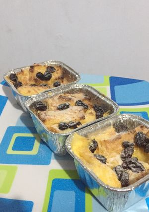 Foto resep Puding Roti Tawar Simple Enak