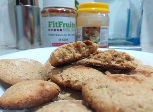 Una foto de Galles de mantequilla de maní avena y miel ❤