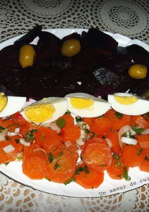 Une photo de Salade betteraves carottes 🍴