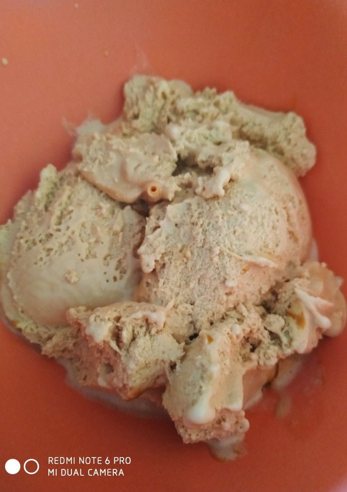 Una foto de Helado de dulce de leche