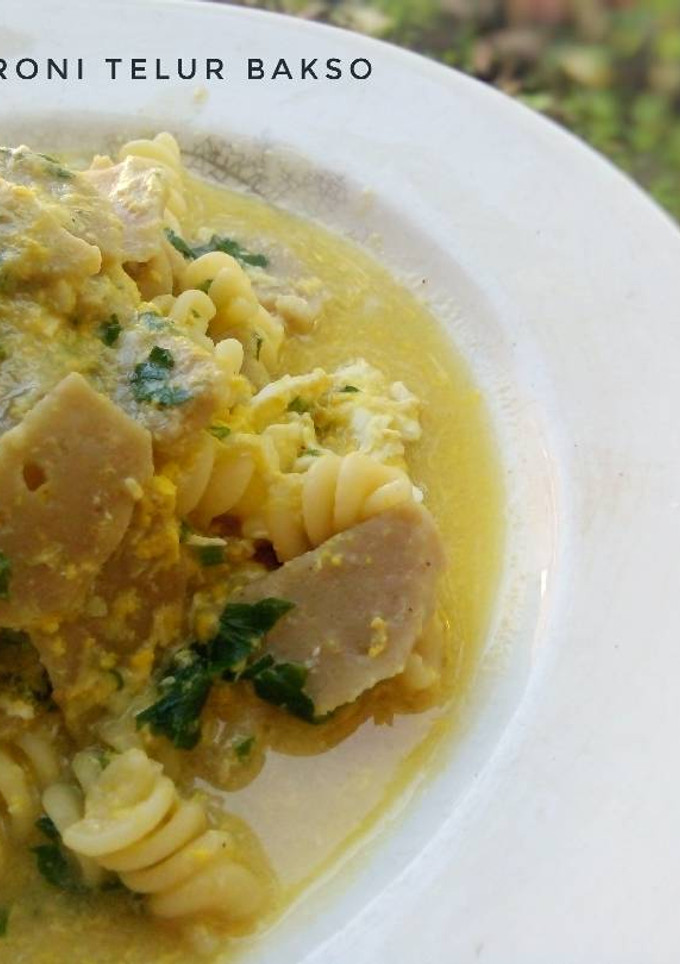 Foto resep Keju Makaroni Telur Bakso