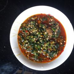 A picture of Fresh okro soup.