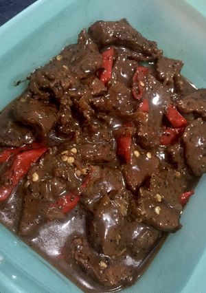 Foto resep Daging sapi lada hitam