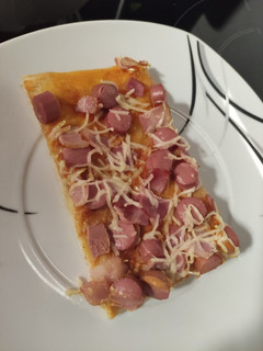 Una foto de Pizza hot dog